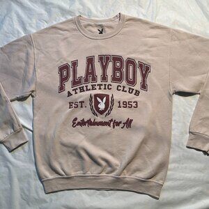 Playboy Athletic Club Crewneck Pullover Size Medium